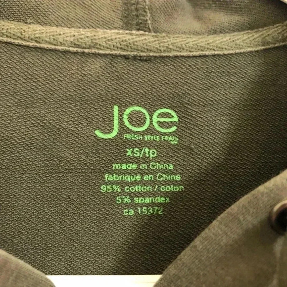 Joe Fresh Green Zippered Hoodie  Size Extra Small - Picture 7 of 16